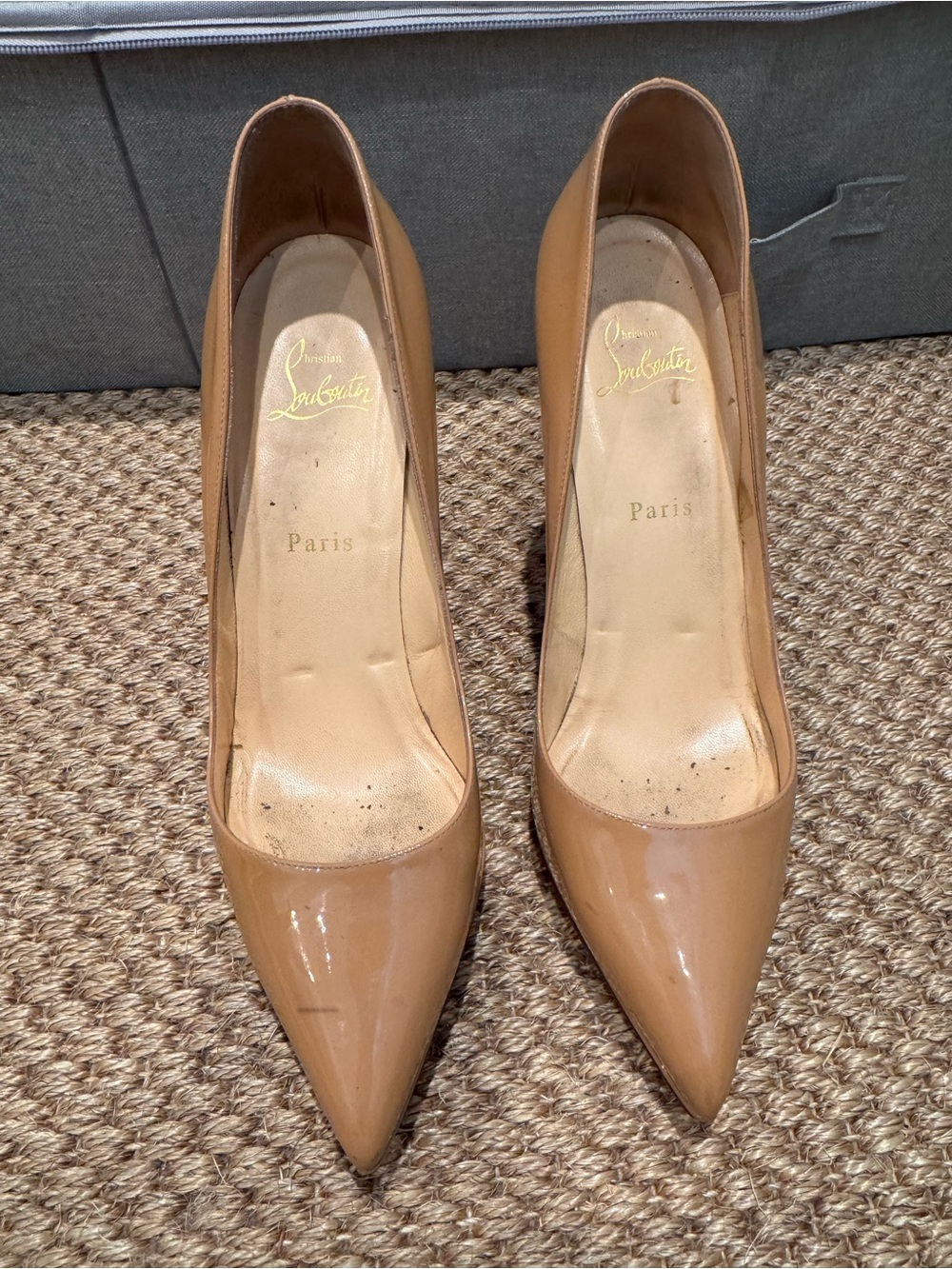 Christian Louboutin 120mm patent-leather pumps